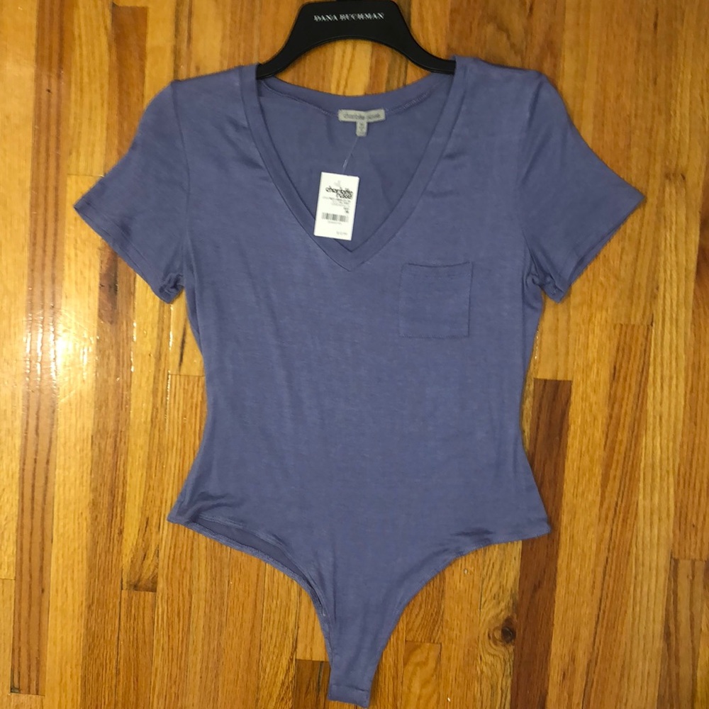 NWT Charlotte Russe purple bodysuit